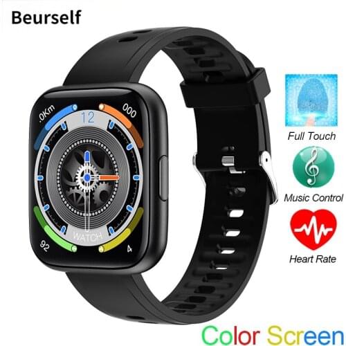 Smart Watch Plus Bluetooth Bracelet Fitness Tracker Men Women Heart Rate Music Sport Waterproof Alarm Touch Color Screen Band P8