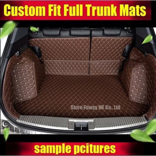 RIGHT HAND DRIVE Custom Special Trunk Mats For Lexus LX 570 7seats Waterproof Boot Carpet For Lexus LX570 Lagguge Pad
