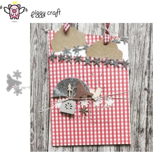 Piggy Craft metal cutting dies cut die mold Hat snowflake decoration Scrapbook paper craft knife mould blade punch stencils dies