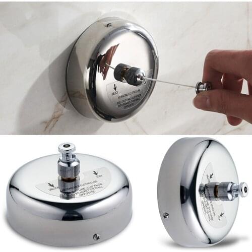 RV clothesline retractable stainless steel wire rope Caravan bathroom invisible drying rack