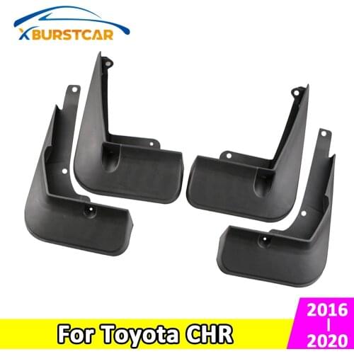 Xburstcar Car Mud Flaps Fit for Toyota C-HR CHR 2016 - 2020 ABS Mudguard Splash Guard Protective Fender Auto Parts Accessories