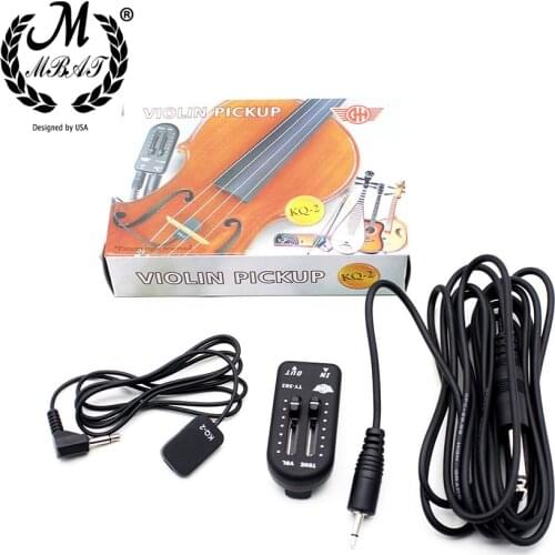 M MBAT Guitar Pickup Classic/Acoustic Guitar Ukulele Erhu Mandolin Violin External EQ Pickup Violin Parts Instrument Accessories