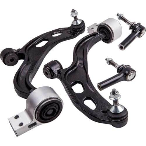 4 Pcs Front Lower Control Arm & Tie Rod End for Lincoln MKT 2010 - 2012 LH RH