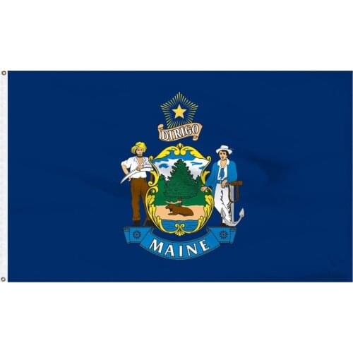 90x150cm state dirigo maine flag