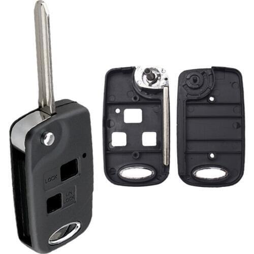 Car Key Case Replacement 2 Buttons Car Remote Key Shell Fit for Toyota Yaris PradoTarago Camry Corolla Land Cruiser RAV4 Avalon