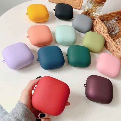 For Beats PowerBeats Pro Earphone Case Solid Color Matte Earphone Cover For Beats PowerBeats Pro Hard PC Headset Shell with Hook