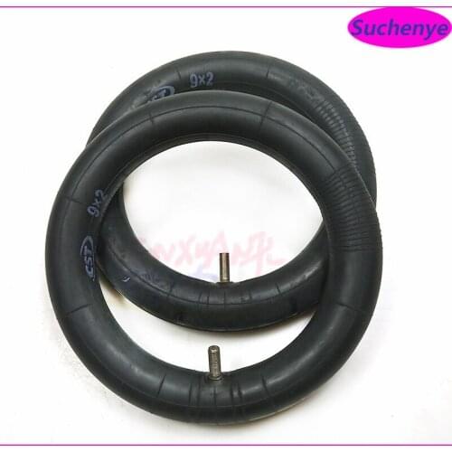 CST 9 inch 9x2 Inner Tube for Xiaomi Mijia M365 Electric Scooter 8 1/2x2 Upgrade Enlarged Tube Curved Straight Nozzle Thickened