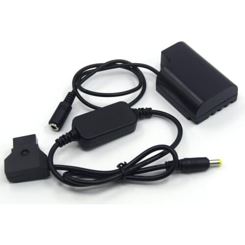 D-TAP Dtap 12-24V Power Step-down Cable+DMW-BLF19 DCC12 Full Decode DC Coupleer for Panasonic DMC-GH5 G9LGK GH3 GH4 GH4K