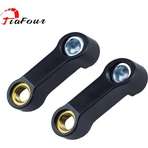 For KAWASAKI Z250 Z300 Z650 Z900 Z900RS Z800 Z1000 Z750 ER-6N ER-6F RH Mirror Riser Extenders Spacers Extension Adapter Adaptor