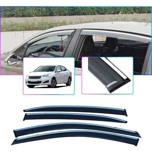 Car Smoke Window Sun Rain Visor For Citroen C4L 2013 2014 2015 2016 2017 2018 Car Sunny visor Deflector Guard Accessories