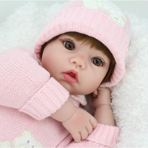 20 inch 50cm Silicone Reborn Baby Dolls Lifelike Real alive vinyl toddler Dolls bebe reborn menina boneca child gift npk