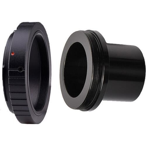 0.965" T-mount Metal Telescope Adapter M42x0.75 and Brand SLR/DSLR Camera T-ring Professional Astronomical Telescope Photography