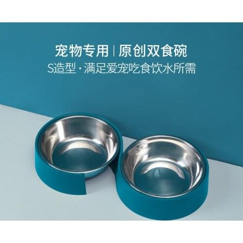 Cat Bowls For Food And Water Bowl Pet Cat Food Bowls Minimalist Design Pet Cat Bowl-shaped Anti-tipped Dog Bowl Cat Food Bowl