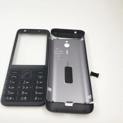 Original For Nokia 230 230ds RM-1172 RM-1126 New Full Complete Mobile Phone Housing Cover Case+English Keypad