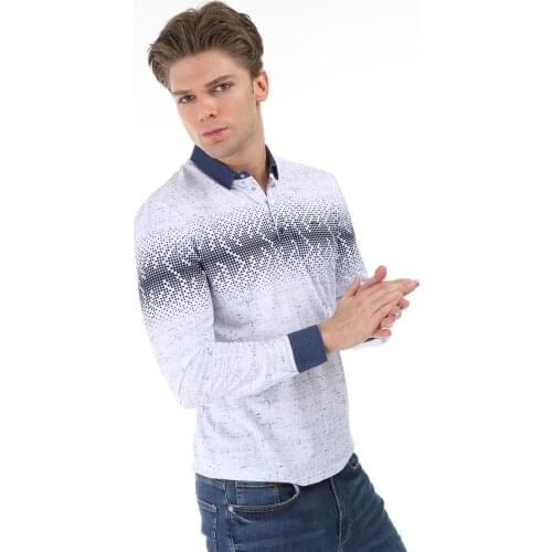 Semco Pattern Long Sleeve Slimfit Mens Shirts Square Pattern Cotton Male 'S Fashion Shirts Oxford Flannel Casual Daily 2021 Winter