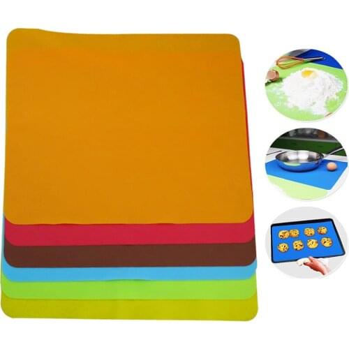 Silicone Mats Baking Liner Silicone Oven Mat Heat Insulation Pad Bakeware Food Mats Cooking Tool Book Mat Random Color 30*40