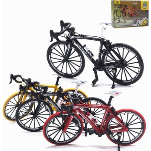 Alloy Finger Bmx Bicycle Model Toys 1:10 Scale Mountain Bike Novelty Gag Racing Toys For Children Kids Collection Gift Brinquedo