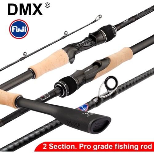 DMX PISTA 2Section FUJI Guide Fishing Rod OBEI Spinning Casting Travel Rod 7-42g 1.98 2.10. 2.24m Baitcasting ML M MH FAST Rod