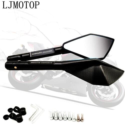 CNC Aluminum Universal Motorcycle Rearview Mirror Moto side Mirrors For Yamaha XP500 XP530 TX125 Adventure YZ80 YZ85 YZ125