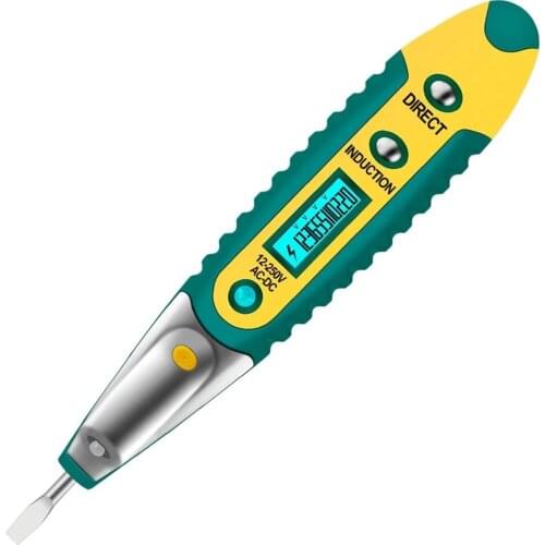 VD700 High Precision Digital LCD Voltage Tester Electricians Screwdriver Pen Voltage Tester LED Illumination Pen