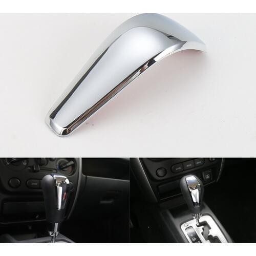 YAQUICKA Fit For Suzuki Jimny 2007-2015 Car Interior Gear Shift Knob Handle Cover Trim Strip Styling ABS Bright/Matt Silver