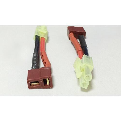 100PC MINI Tamiya male to T plug female wire Adapter Tamiya Connector cable 50mm for RC Lipo Battery Charging Adapter NEW