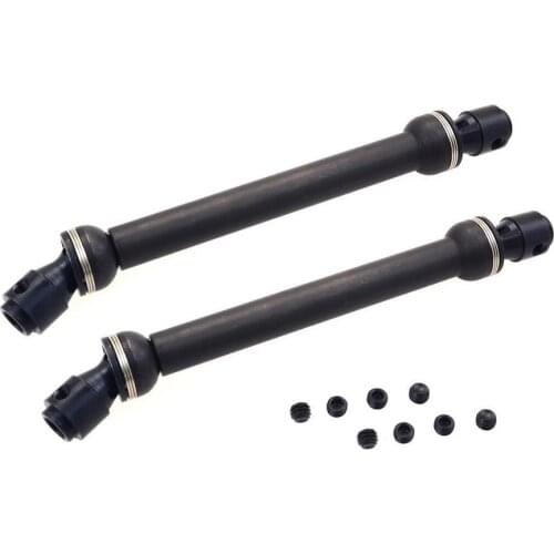 2PCS 88mm-113mm / 112mm-152mm Metal Steel Universal Drive CVD Shaft for RC Crawler Car SCX10 90046 D90 RC Cars Part Accessories