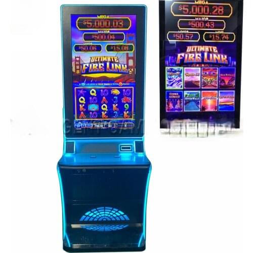 43' Vertical Touch Screen Metal Cabinets 8 in 1 Ultimate Fire Link Slot Games