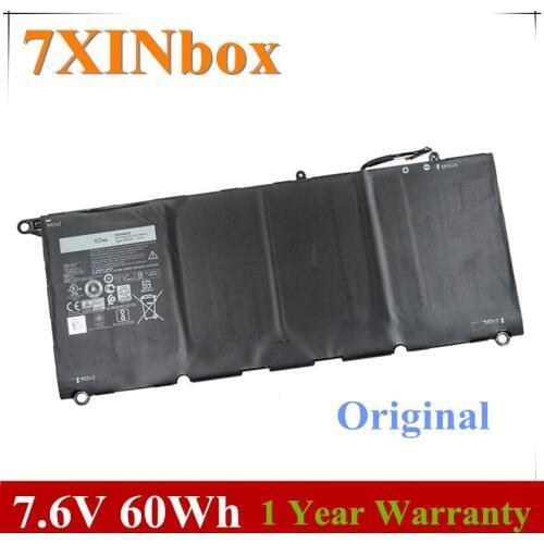 7XINbox 7.6V 7890mAh 60Wh Original PW23Y RNP72 TP1GT Laptop Battery For Dell XPS 13 9360 13-9360-D1605G 0RNP72 0TP1GT Tablet