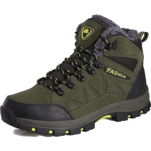 Unisex Climbing Boots Waterproof Hiking Shoes Men Winter Outdoor Sneakers Women Camping Hunting Boots Man Keep Warm Army Boots