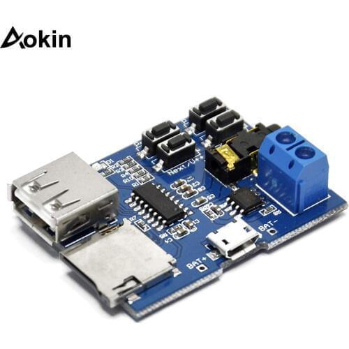 Aokin TF card U disk MP3 Format decoder board module amplifier decoding audio Player