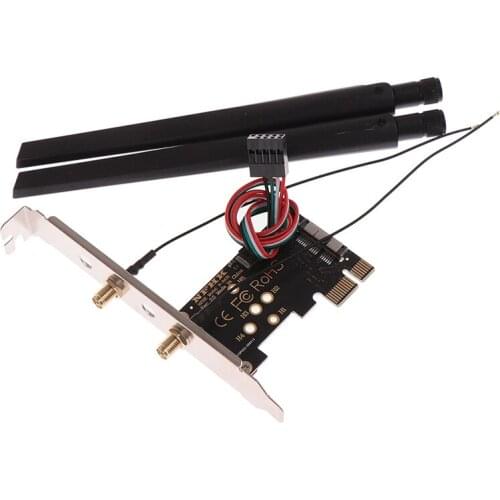 PCIe x1 to BCM94360CS2 WiFi Module Wireless Network Card Adapter Card Adapter Bcm94360cs2 Wireless Network Card To Pcie X1 Adapt