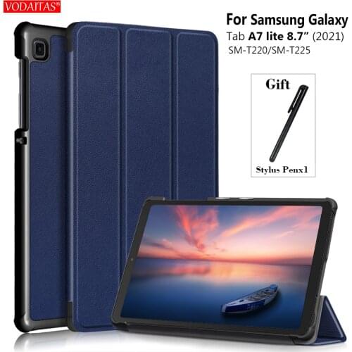 For Samsung Galaxy Tab A7 Lite 8.7 inch SM-T220 SM-T225 Smart Leather Flip PU Stand Case For For Samsung Galaxy Tab A7 Lite 8.7