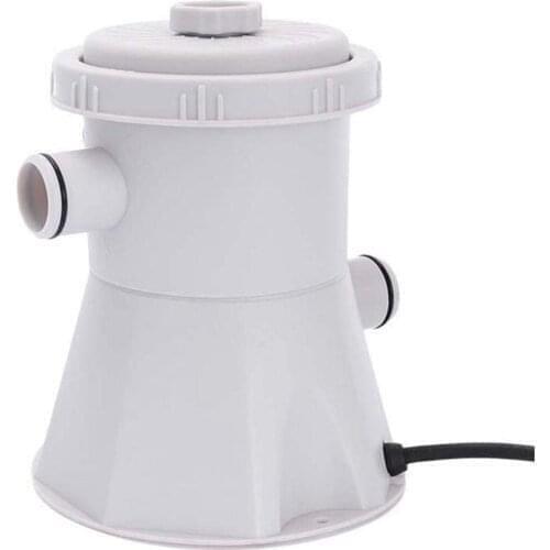 Electric Swimming Pool Filter Pump,Swimming Pool Pump and Filter Kit Pool Pump Paddling Pool Pump EU plug 220V