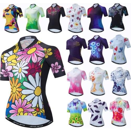 Cycling Jersey Women Bike Jersey Summer Short Sleeve Bike Shirts Top MTB Sport Bicycle Clothing Wear Maillot Ropa Cilismo