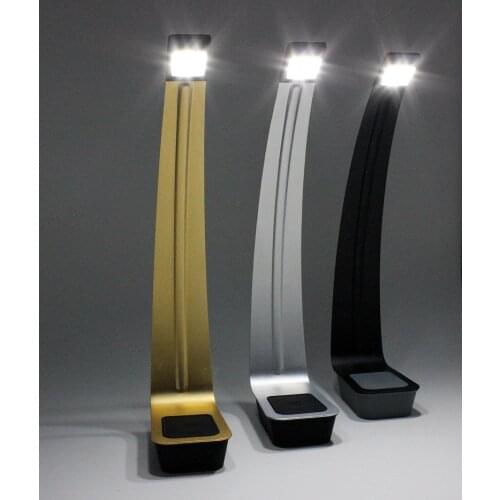 Exquisite Aluminum LED Desk lampTouch Dimming Reading Lamp USB Charging Plug-in White Warm Eye Protection Student Table Light