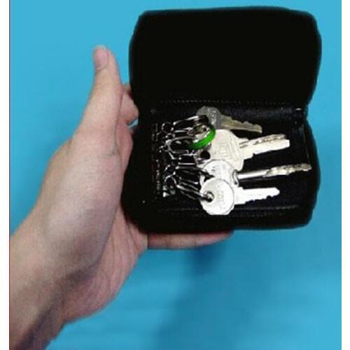 Ring To Wallet / Ring Flight (Flying Ring) Vanishing Magic Tricks Close Up Illusion Magica Key Bag Gimmick Props Mentalism