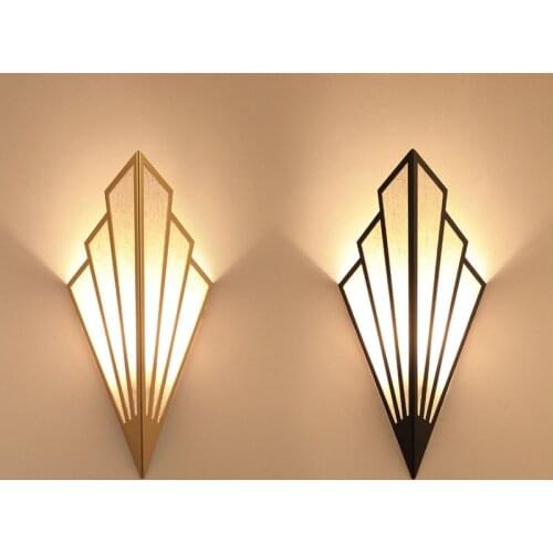 Indoor LED Wall Lamp Corridor Aisle Staircase Lamp Bedroom Hotel Bedside Wall Lamp Creative Shaped Wall Lamp E14