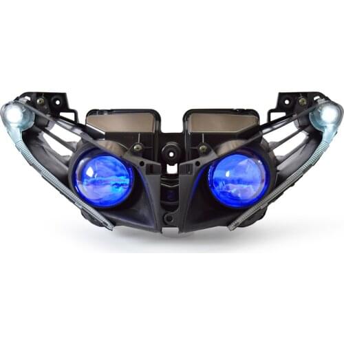 KT LED Motorcycle Headlight Assembly for Yamaha YZF R1 2012-2014 Front Headlamp Completed