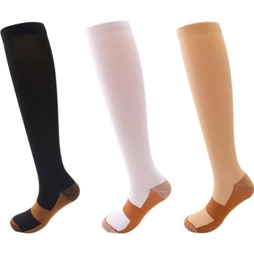 2pcs Men Women Compression Stockings Explosive Sport Soccer Socks Non-slip Outdoor Cycling Presure Elasticity Running Socks