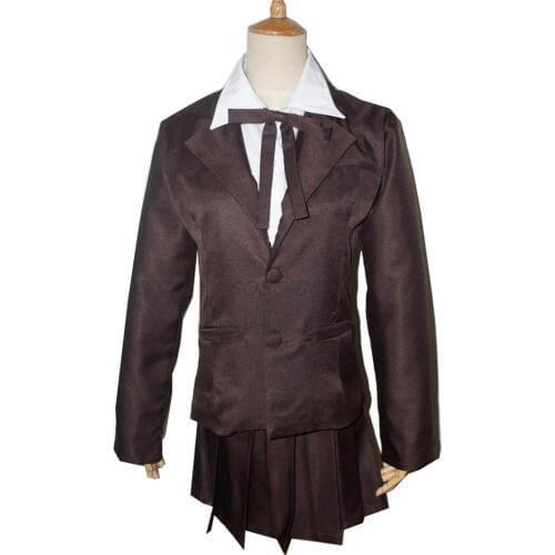 2019 Dangan Ronpa Ikusaba Mukuro Cosplay Costume High Quality Custom Deep Green Uniform