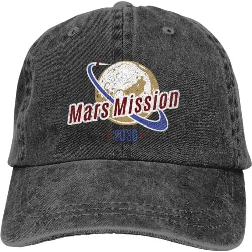 Mars Mission 2030 Baseball Cap cowboy hat Peaked cap Cowboy Bebop Hats Men and women hats