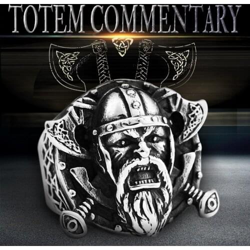 Beier 316L Stainless Steel Shield Axe Viking Men Ring Odin high quality Amulet Pagan Punk Ring Charm Jewelry LR678