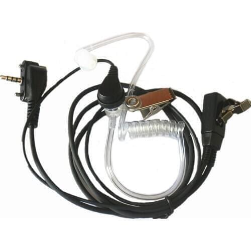 Earpiece Headset Earphone Acountic Covert Tube PTT For Vertex Standard VX210 VX228 VX230 VX231 VX298 VX350 VX351 VX354 Radio