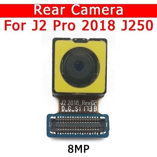 Original Rear Back Camera For Samsung Galaxy J2 Pro 2018 J250 Main Camera Module Cell Phone Accessories Replacement Spare Parts