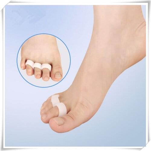 2pcs/pair Silicone Gel Toe Separator Correction Orthopedic Cushion Metatarsal Rings Feet Care Shoes Cushion Foot Pads #989