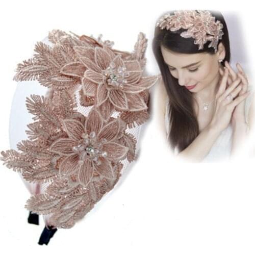 Headbands For Women Girls Korean Wide Baroque Zircon Gem Hair Bands Accessories Fashion Adult Diademas Bandeau Cheveux Wholesale