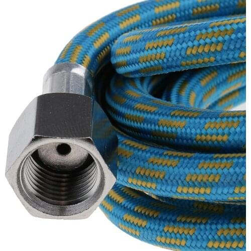 Professional 1.5m 1/8' to 1/4' Spray Pen Woven Braided Nylon Airbrush Air Hose Tube Fits Most Brand Watering Kit Garden Supplies