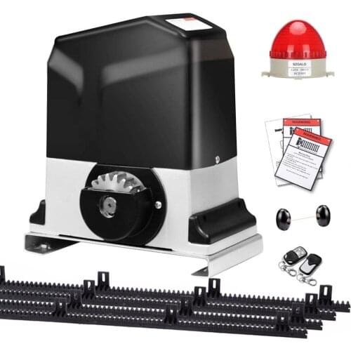 Heavy Duty Rack Driven Sliding Gate Motor for Slide Gates Up to 3400 Pounds with 4 Meters Nylon Racks Slide Gate Operator