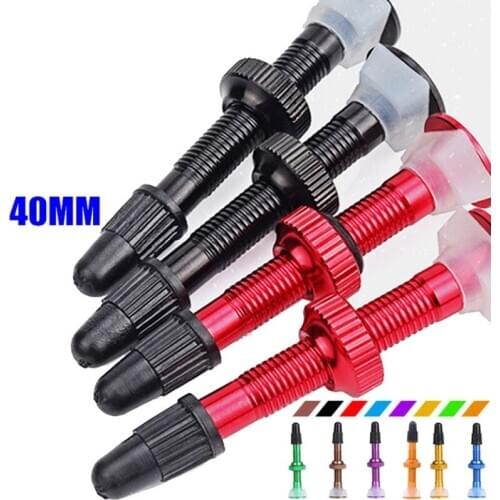 40mm MTB Bicycle Extender Valves for Bike Tubeless Tire Core Aluminum Alloy Valves Bike Repair Accessories